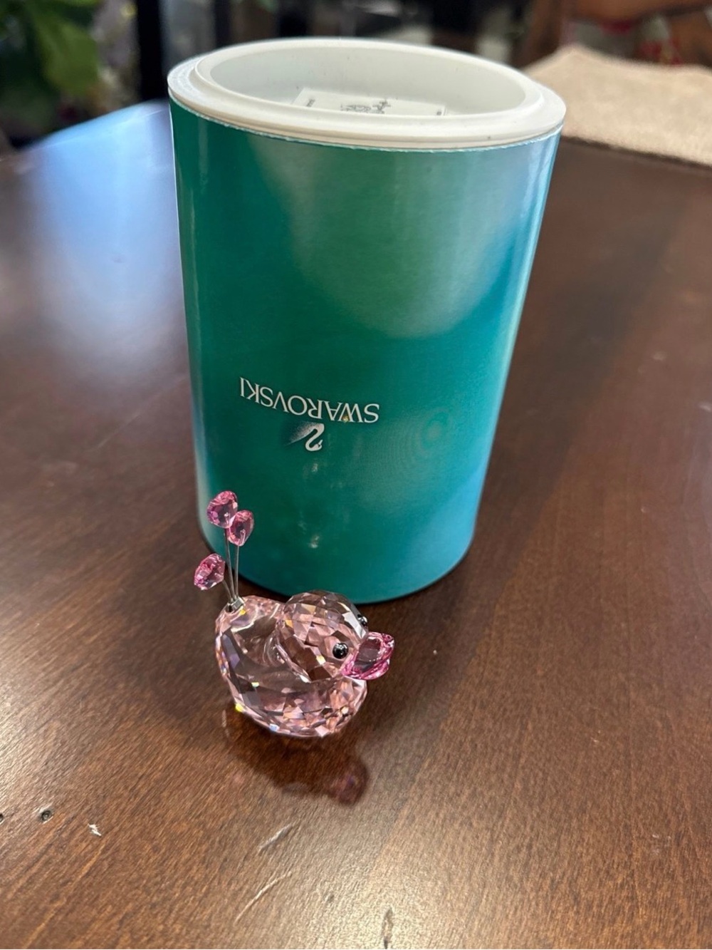 Swarovski Happy Duck Sweetheart lovlots Crystal mint in box